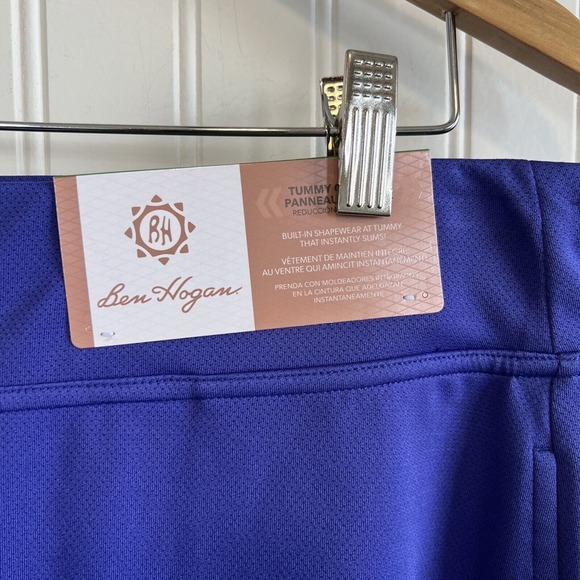 Ben Hogan 16" Tummy Control skort Bundle Of 2 Size Large Purple Pink Golf NWT - Picture 9 of 15